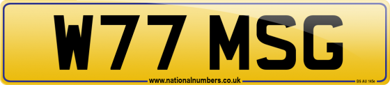 W77 MSG