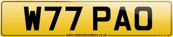 W77 PAO