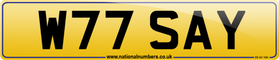 W77 SAY