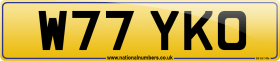 W77 YKO