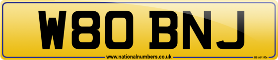 W80 BNJ