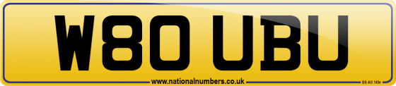 W80 UBU