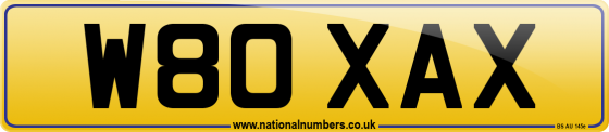 W80 XAX