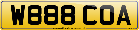 W888 COA