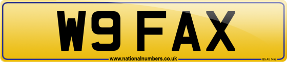 W9 FAX