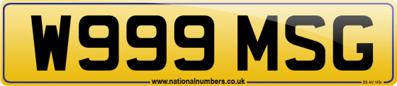 W999 MSG