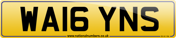 WA16 YNS