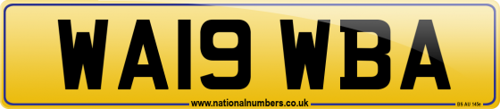 WA19 WBA