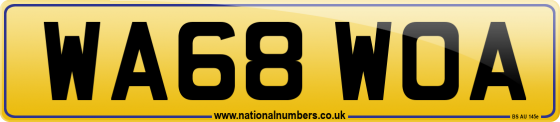 WA68 WOA