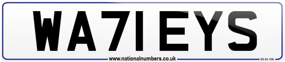 WA71 EYS