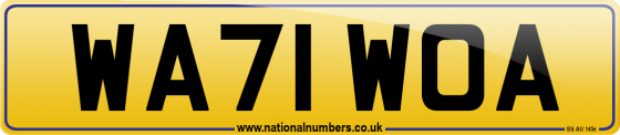 WA71 WOA