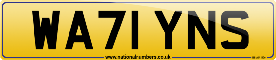 WA71 YNS