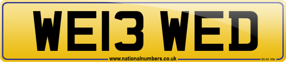 WE13 WED