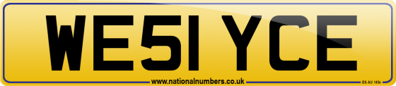 WE51 YCE