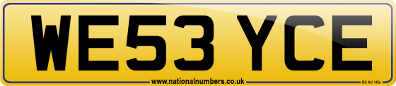 WE53 YCE
