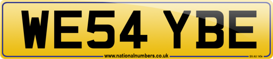 WE54 YBE