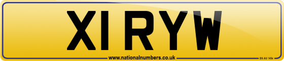 X1 RYW