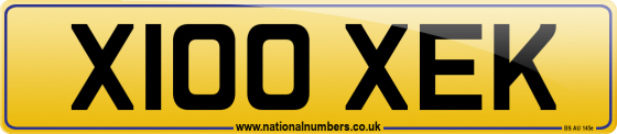 X100 XEK