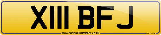 X111 BFJ