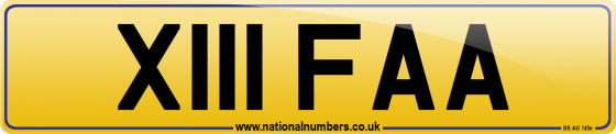 X111 FAA