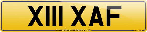 X111 XAF