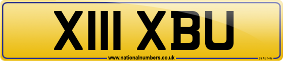 X111 XBU