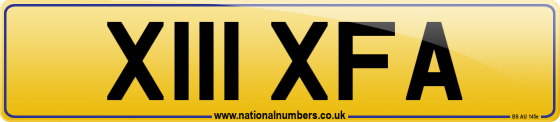 X111 XFA