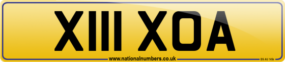X111 XOA