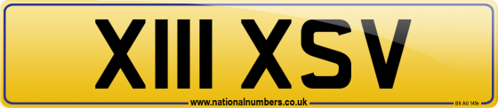 X111 XSV