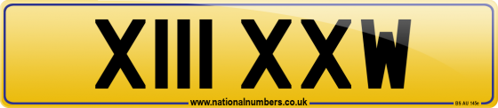 X111 XXW