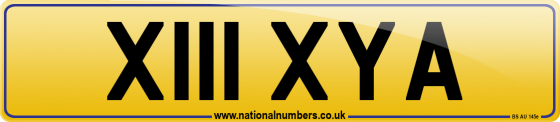 X111 XYA