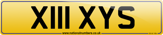 X111 XYS