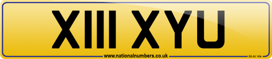 X111 XYU