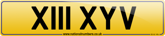 X111 XYV