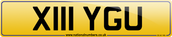 X111 YGU