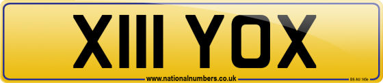 X111 YOX