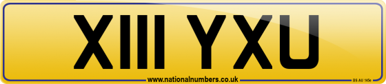 X111 YXU