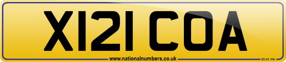X121 COA