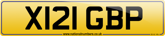 X121 GBP