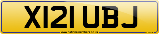 X121 UBJ