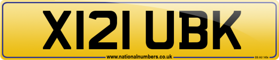 X121 UBK
