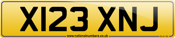 X123 XNJ