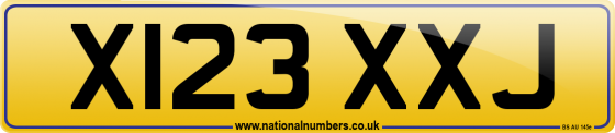 X123 XXJ