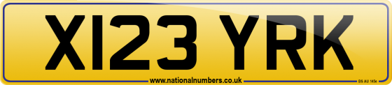 X123 YRK