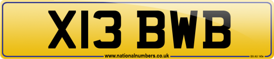 X13 BWB