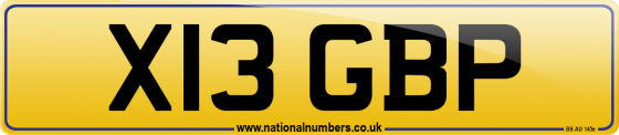 X13 GBP