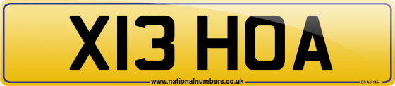 X13 HOA
