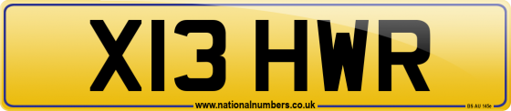 X13 HWR