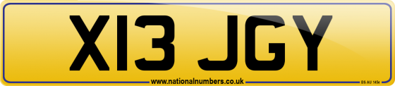 X13 JGY