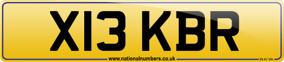 X13 KBR